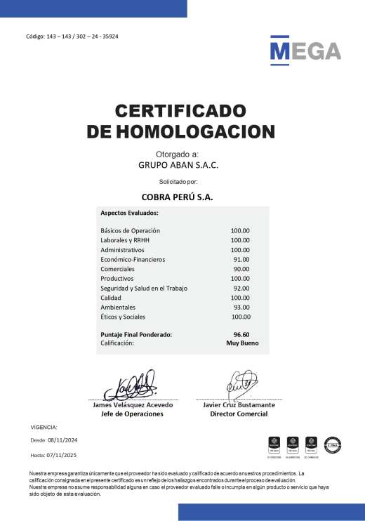 Certificado Grupo Aban SAC - COBRA_page-0001